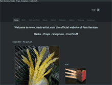 Tablet Screenshot of mask-artist.com